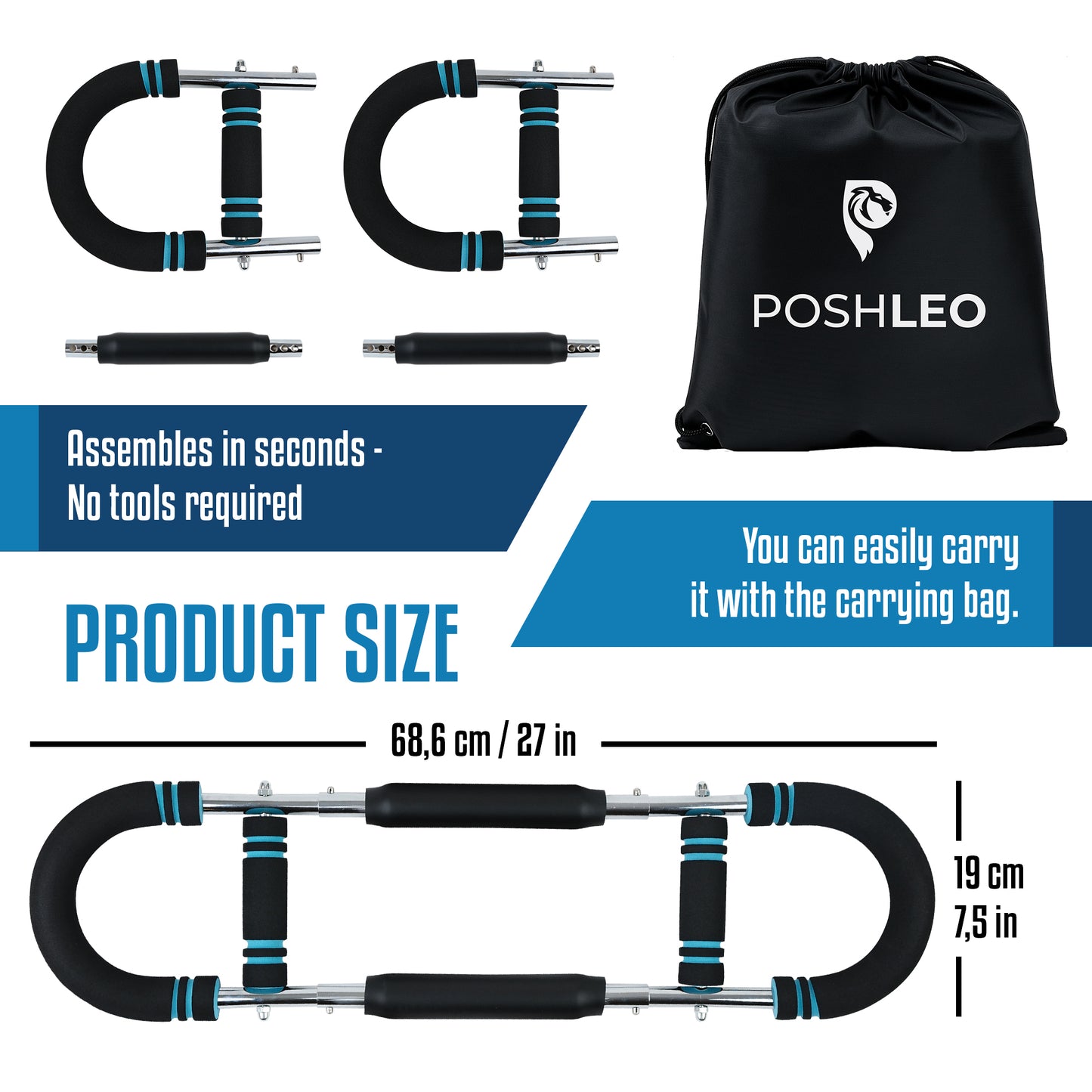 POSHLEO™ Twister Arm Trainer 60–110LB